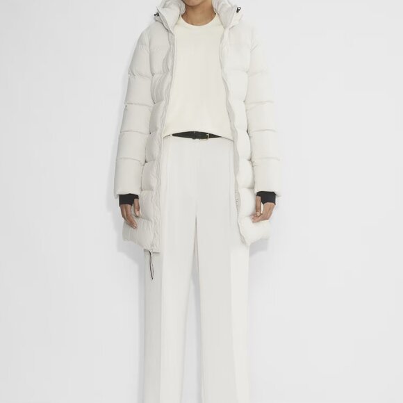 Aritzia The SuperSnug Puff™ Mid Goose Down Jacket in Matte Pearl - Picture 5 of 7